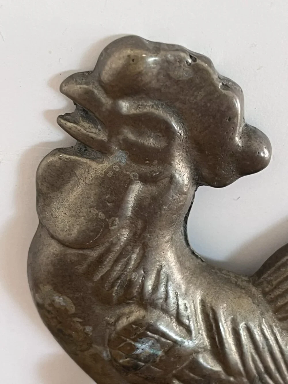 Vintage Farmhouse Rustic Brass Chicken Rooster Wall Mount Hooks Kitchen Décor